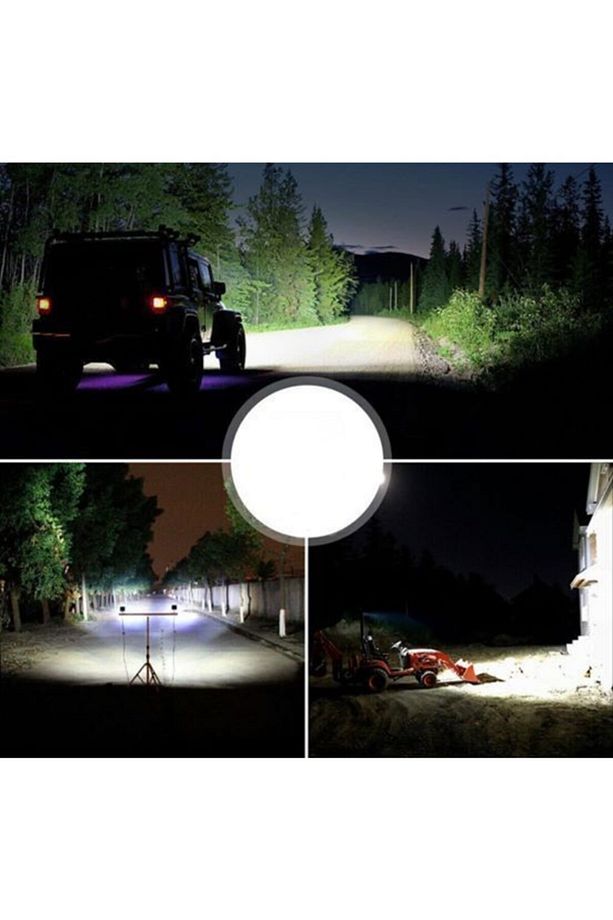 6 Adet 14 Led Yuvarlak Off Road Sis Farı Çalışma Lambası Projektör - 5