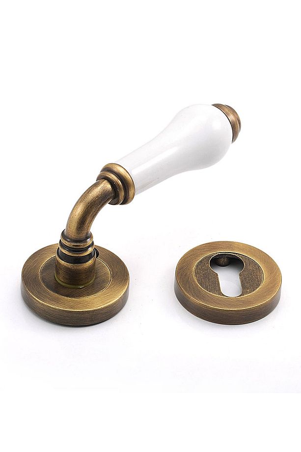 Porselen Rozet Kapı Kolu - 1