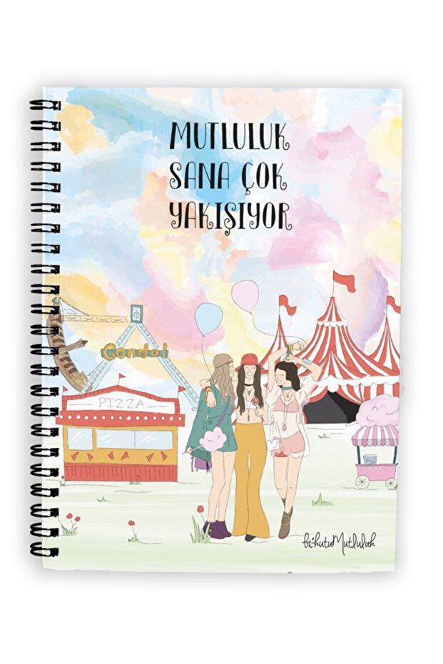 Gift - N005 A5 Design Spiral Notebook - Fair Notepad