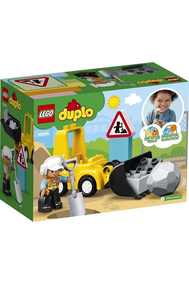 ® DUPLO® İnşaat Buldozeri 10930 - 2 Yaş ve Üzeri Çocuklar için İşlevsel Yapım Oyuncağı(10 Parça) - 1