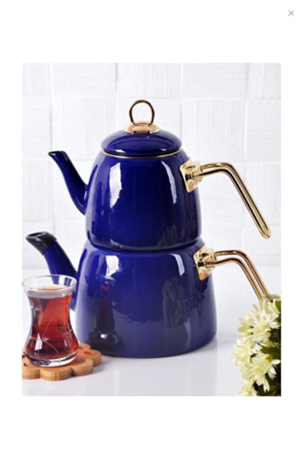 Emaye Çaydanlık Takımı - 1