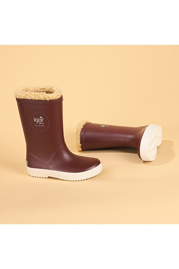 Çocuk Bordo Splash Nautico Su Geçirmez Yağmur Kar Çizmesi W10207 - 2
