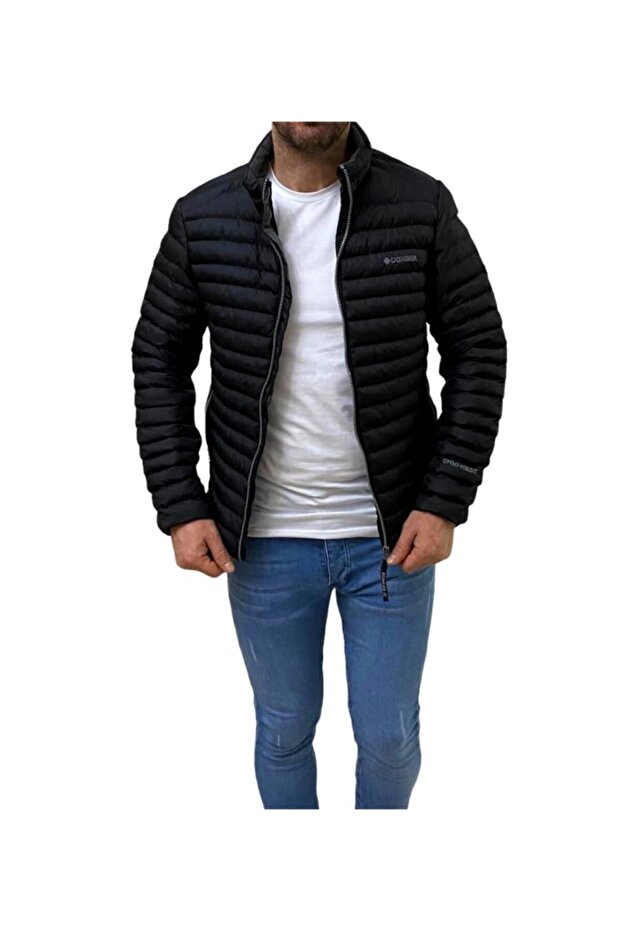 Dar Kalıp Termal Astar Erkek Şişme Mont - 1