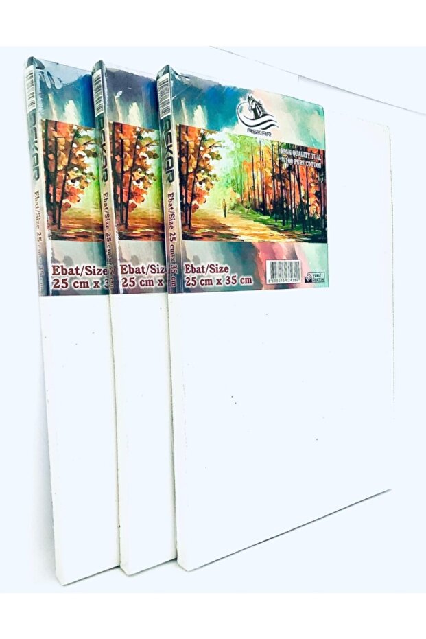 Akrilik Boya 140ml - 16'lı + Aşkar 9'lu Tuval Seti - 4