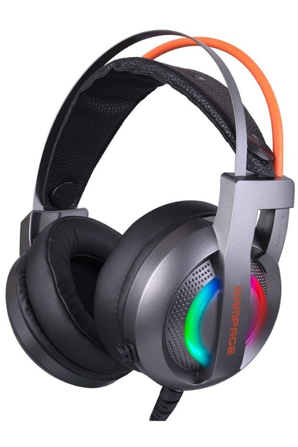 Rm-x7 Tornado Usb Rgb 7.1 Siyah Cmedıa 100b Chipset Usb Rgb Led Efektli Oyuncu Mikrofonlu Kulaklık - 1