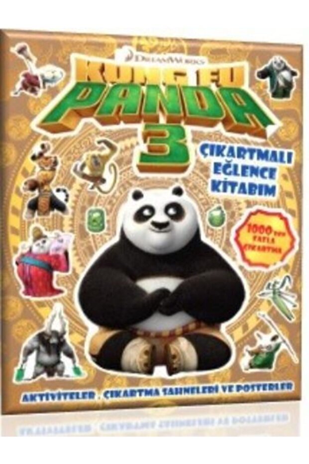 Dreamworks Kung Fu Panda 3 Çıkartmalı Eğlence Kitabım