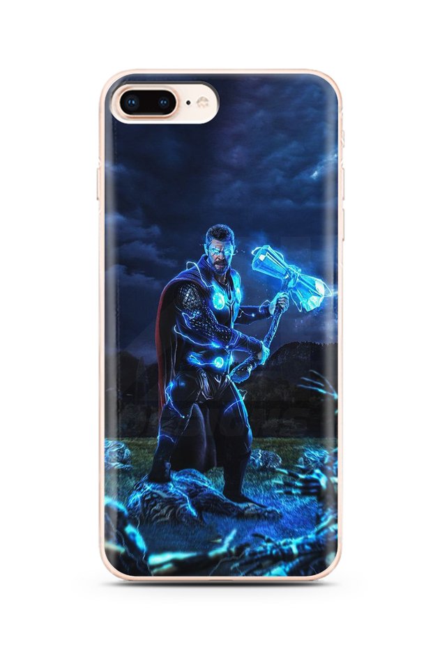 iPhone 8 Plus Thor Design Super Transparent Silicone Phone Case