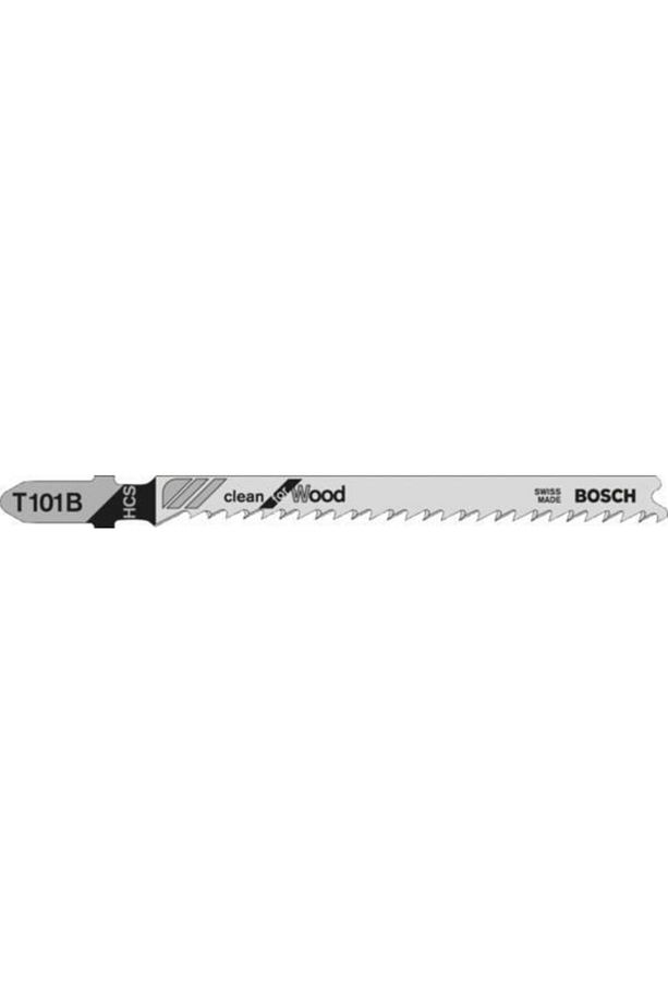 T 101 B Clean For Wood 5'Li Dekupaj Testeresi Bıçağı - 1