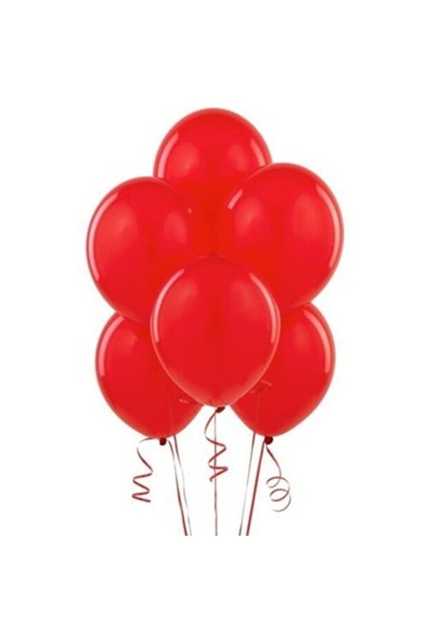12 Pastel Red Balloons (10 Pcs)