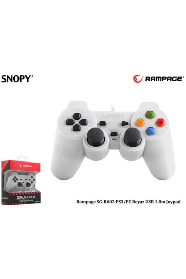 Sg-r602 Ps3/pc Beyaz Usb 1.8m Joypad uyumlu - 2