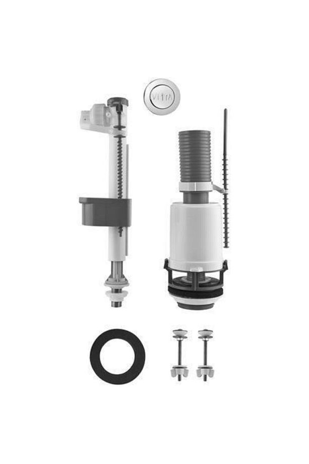 S20 Kare Klozet Takımı+soft Kapak+basmalı Iç Takım - 5