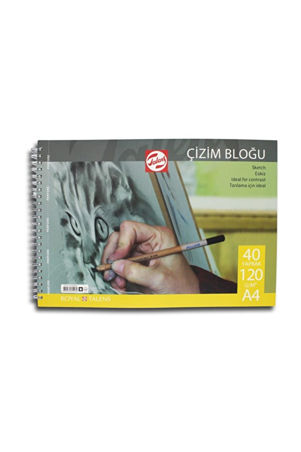 كتلة رسم A44000 120 جرام مقاس A4 40 ورقة