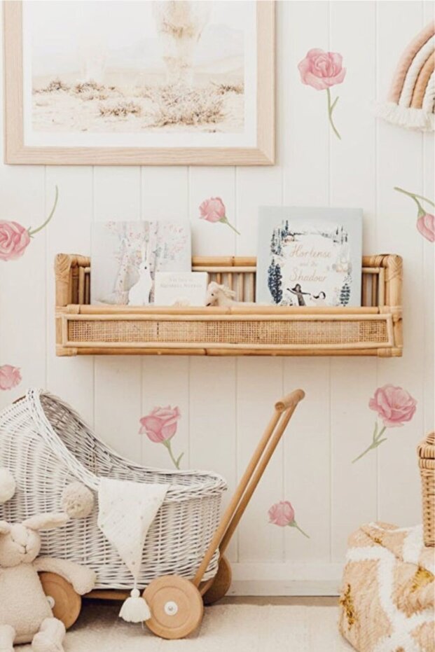 Mini Gül Duvar Stickerı - 2