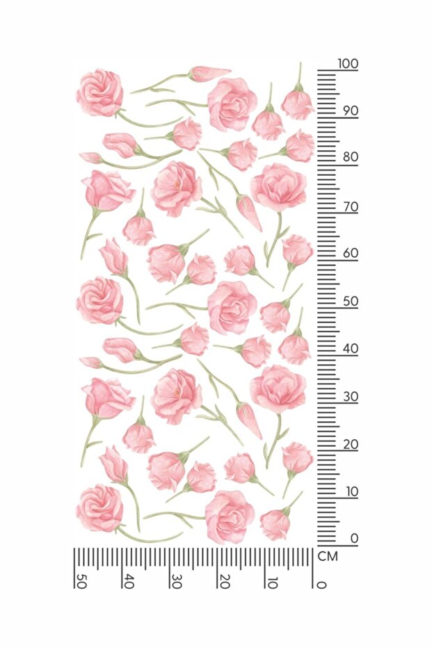 Mini Gül Duvar Stickerı - 3