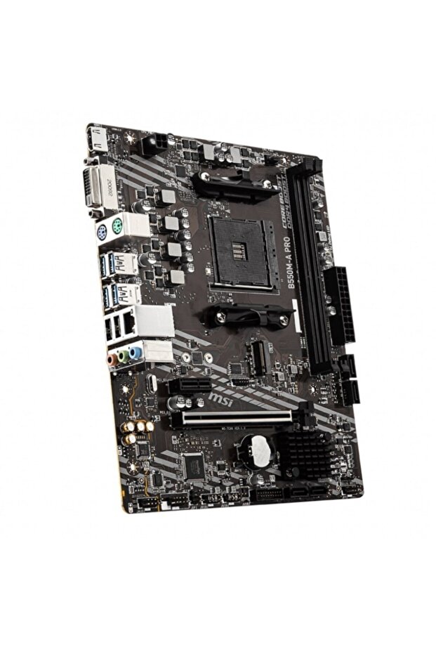 B550m-a Pro Ddr4 M2 Pcıe Nvme Hdmı Dvı Pcıe 16x V4.0 Am4 Matx - 4