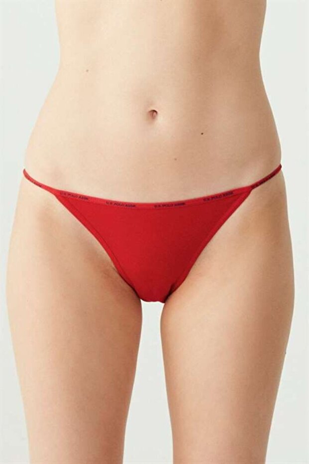 Red Salmon Black White Skin Thin Edge 5-Piece Women's Slip