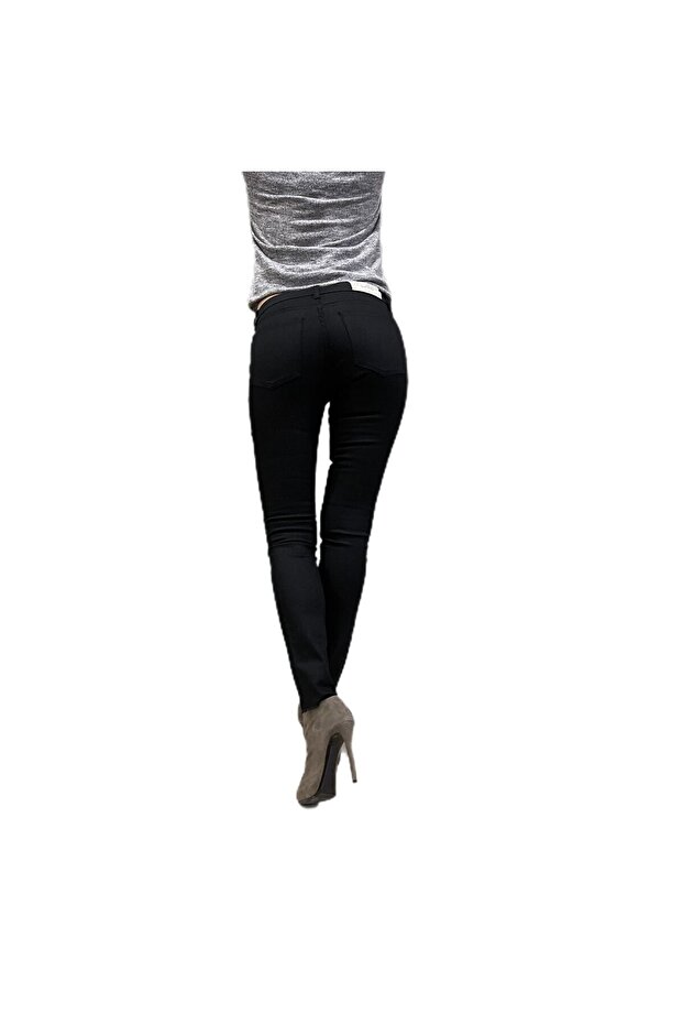 Kadın Siyah Jean - 4