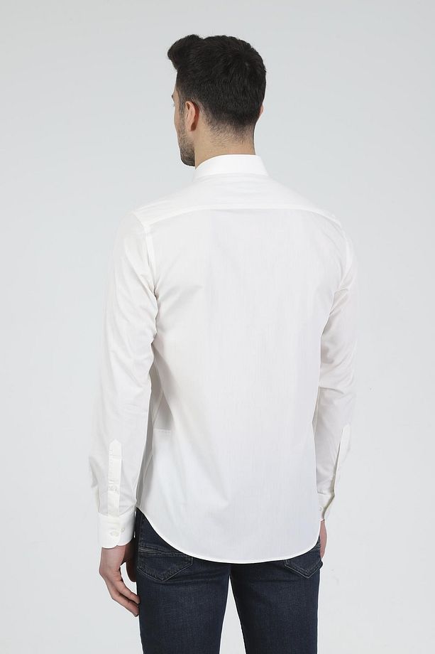 Slim Fit Uzun Kollu Erkek Gömlek 360-db17 - 5