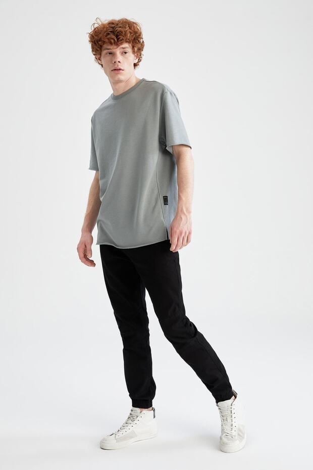 Jogger Esnek Paça Pantolon - 1