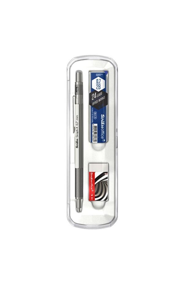 Graph-x Versatil Pen Set of 3 0.7mm Lead Gray