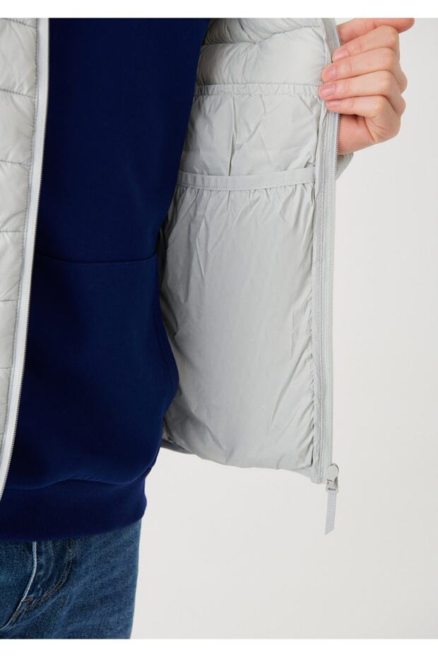 Gray Puffer Jacket 0110016 -70075 - 5