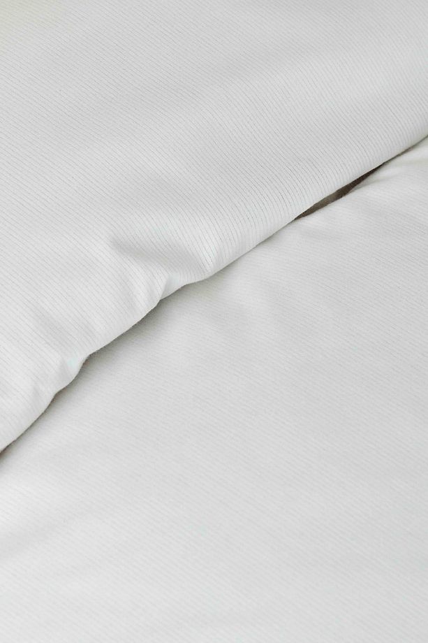 Back To Basic Beyaz %100 Pamuk Tek Kişilik Nevresim Takımı - 3