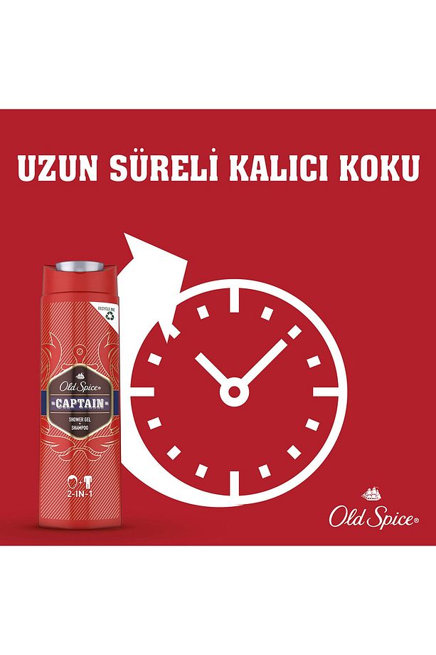 Duş Jeli & Şampuan Captain 400 ml - 7