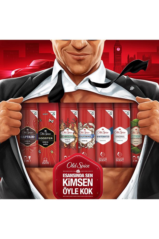 Duş Jeli & Şampuan Captain 400 ml - 8