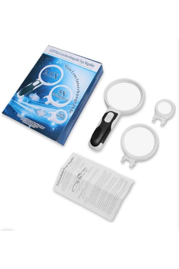 -replaceable 3-Head Magnifier