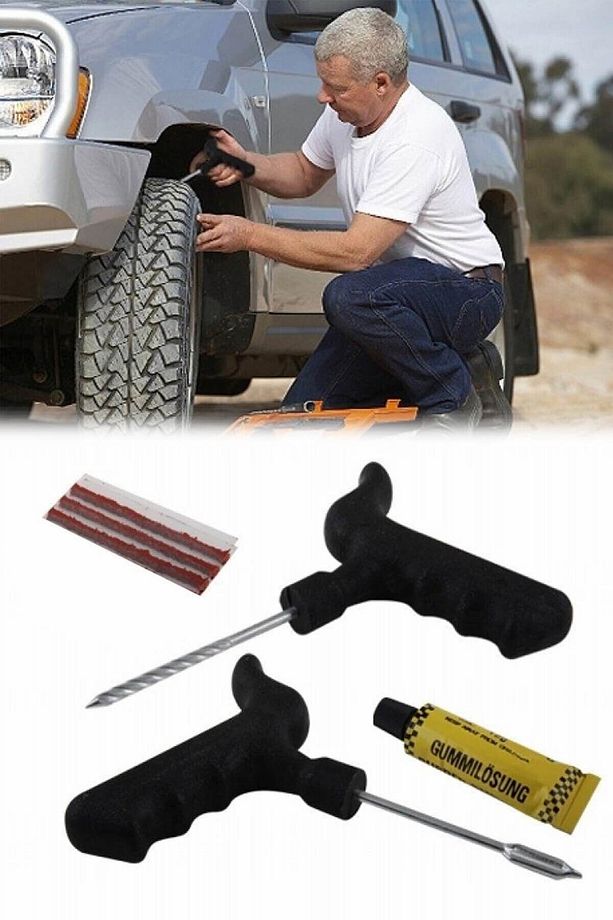 Lastik Tamir Seti Deluxe Tire Plug Kit - 1