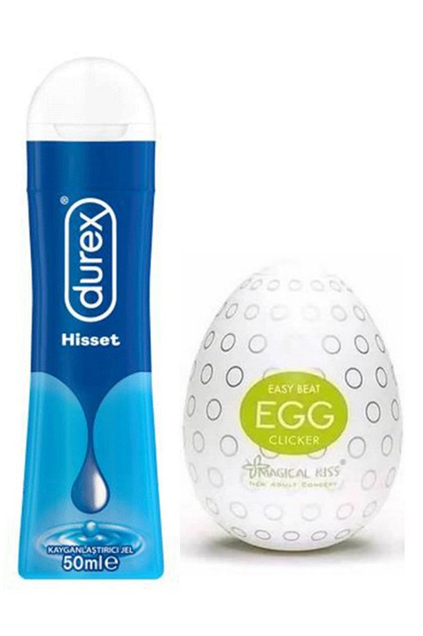 Ozzy Store Egg Clicker Erkeklere Özel Yumurta Mastürbatör Ve Hisset Kayganlaştırıcı 50 Ml. - 1
