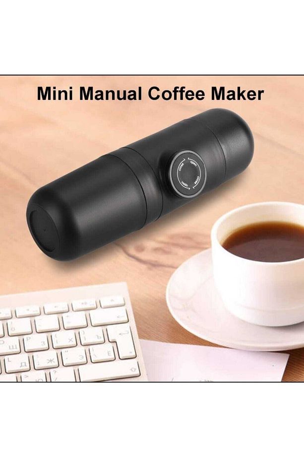 Taşınabilir Mini Espresso Kahve Makinesi Manuel - 6