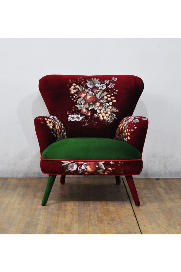 Goblen Berjer - Bordo & Yeşil - 1