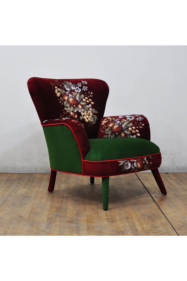 Goblen Berjer - Bordo & Yeşil - 2