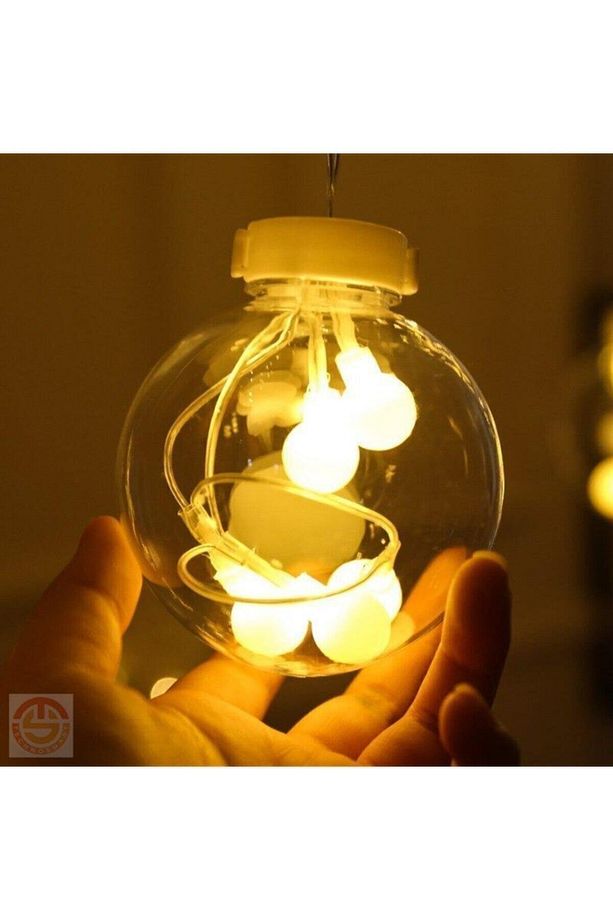 Küre Perde Led 3mt 12 Toplu Animasyonlu Eklenebilir Fişli Kablolu Led Dekoratif Ampül - 4