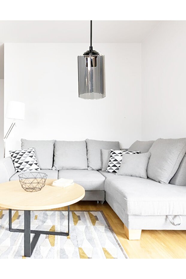 Dora Black One Sarkıt Cam Avize - 4