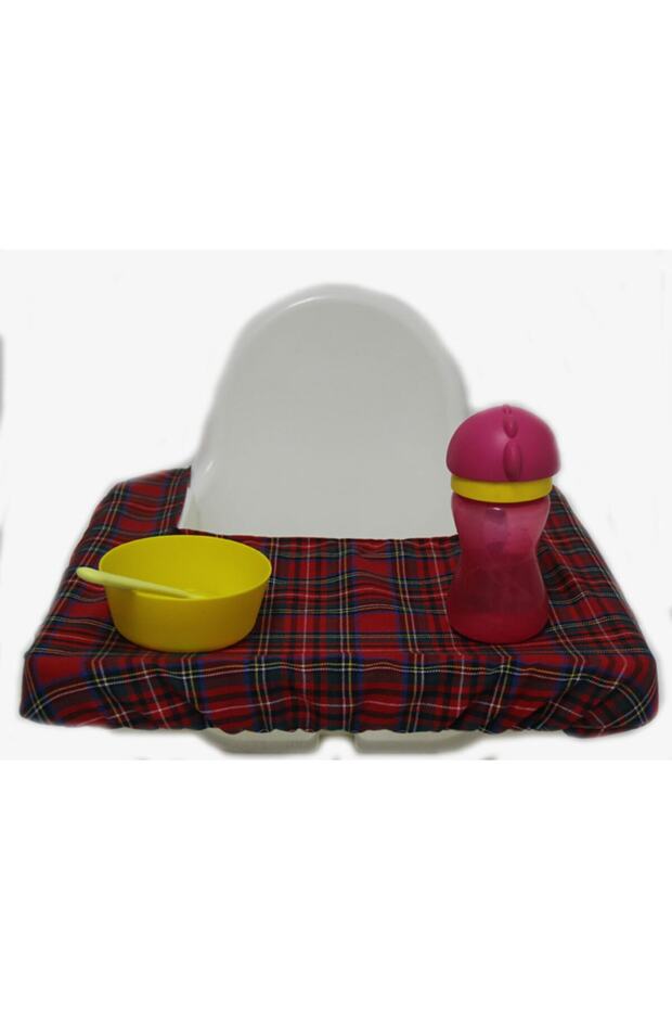 Red Plaid High Chair Cover - High Chair Cover