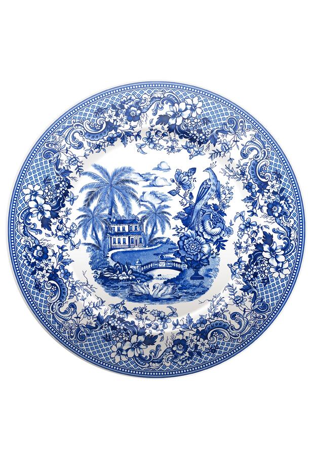 Blue Blanc Maison Servis Tabak 27 Cm - 1