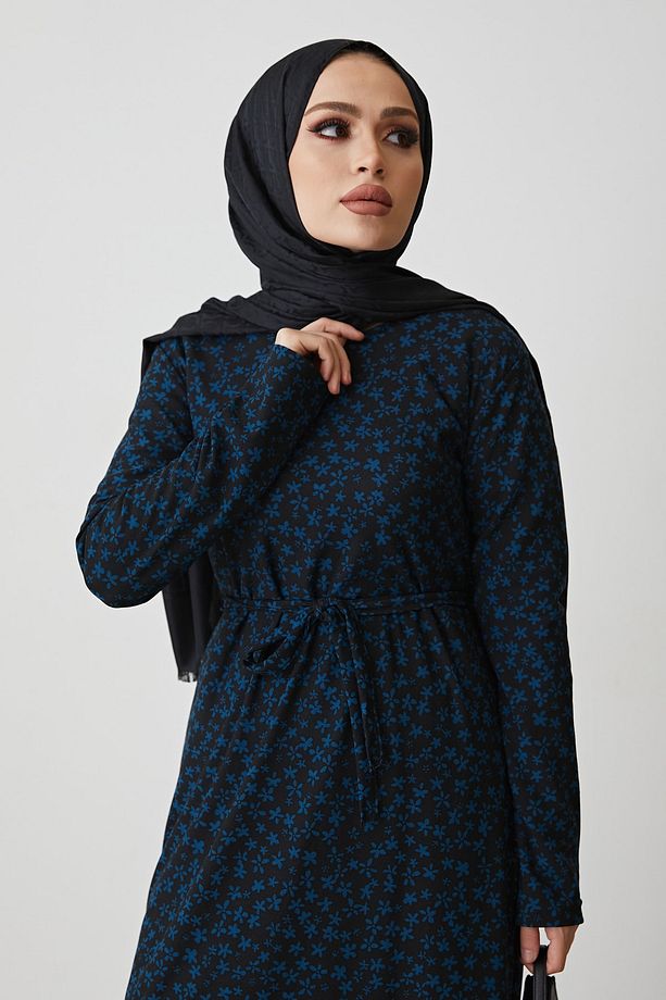 Çırçır Desenli Elbise - 6