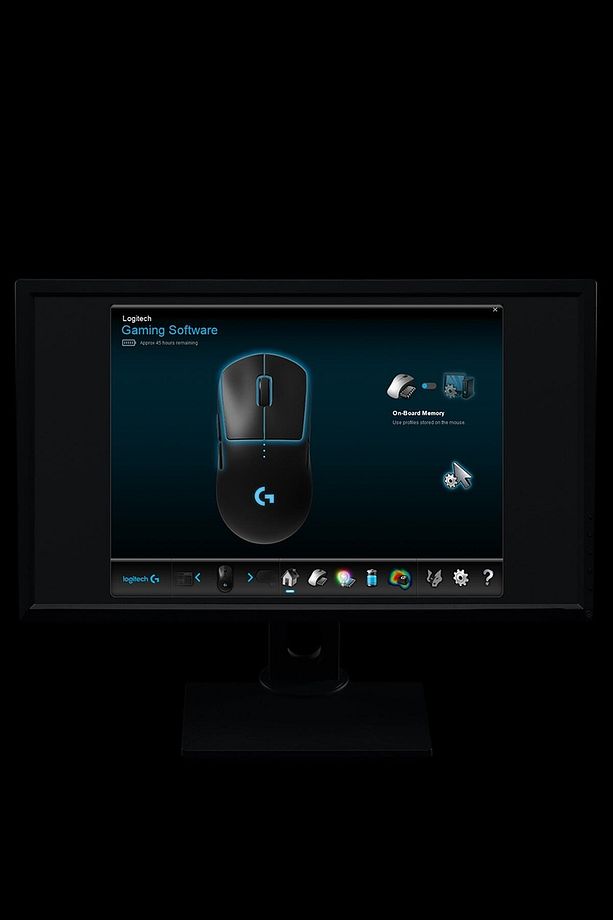 G Pro Hero Wireless Sensör Kablosuz Oyuncu Mouse Siyah Lightspeed - 6