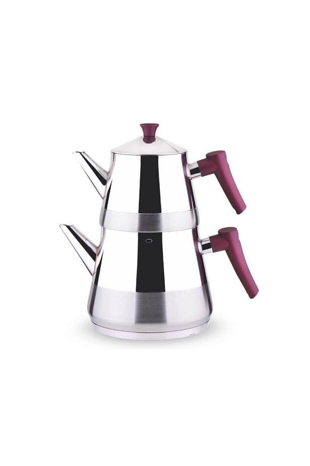 Pramit Çaydanlık Mini Mor Saplı - 1
