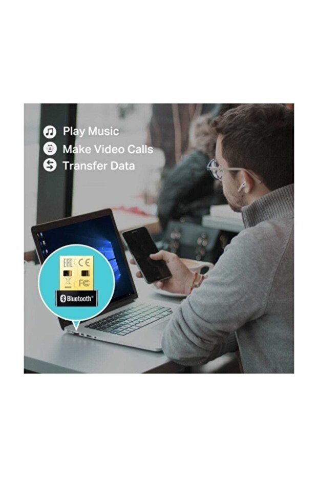 Ub400 Bluetooth 4.0 Mini Usb Adaptör - 8