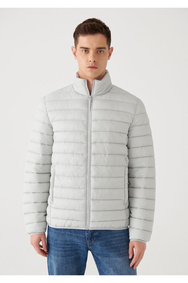 Gray Puffer Jacket 0110016 -70075 - 3