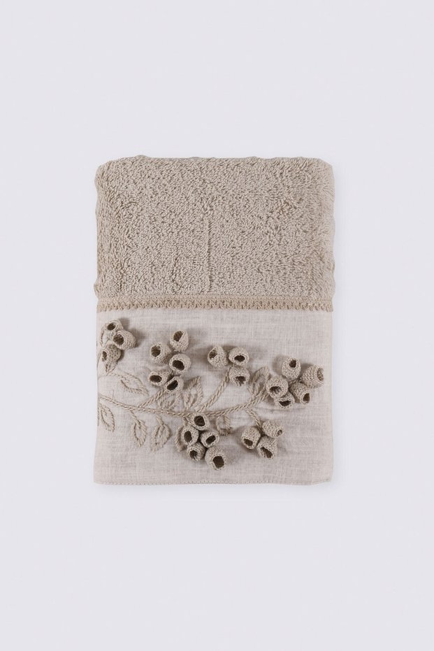 Masal Organic Cotton Women's Bath Towel 80x150 Cm - Beige