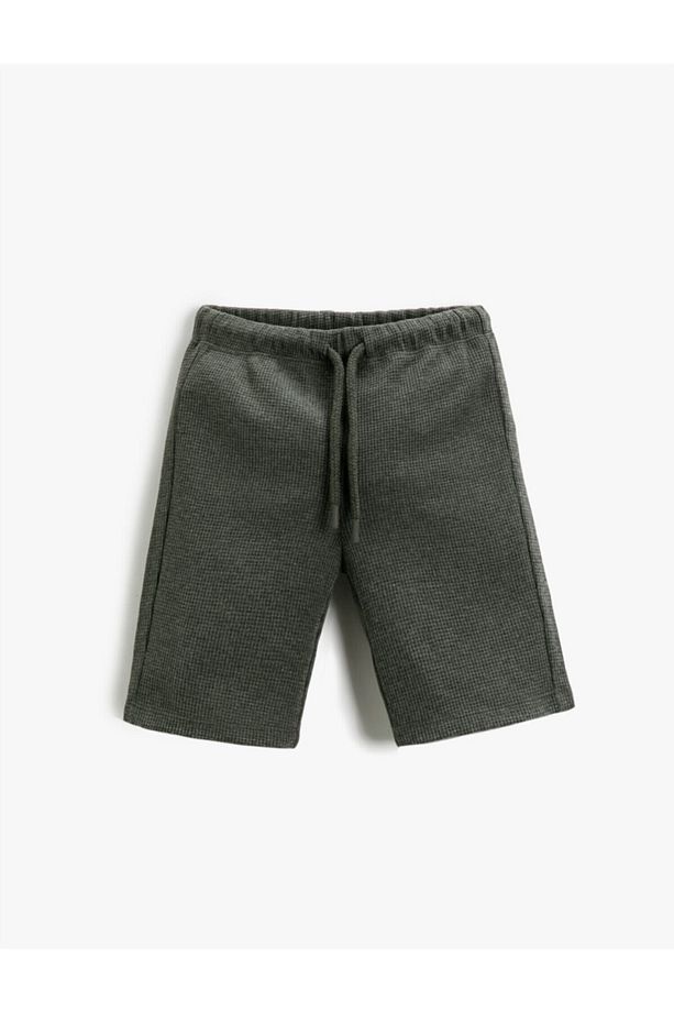 Basic Şort Beli Bağcıklı - 1