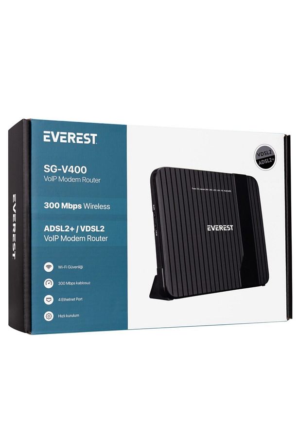 Sg-v400 2.4ghz 300mbps Kablosuz Vdsl/adsl2+ Voıp Modem Router Uyumlu - 6