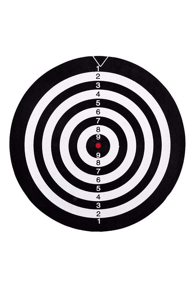 Çift Taraflı 44 vm Dart Tahtası Ve 6 Adet Ok - 2