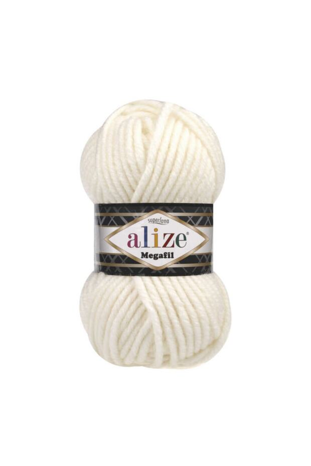 Superlana Megafil 62 (5 Pieces X 100 Gr.) Hand Knitting Yarn