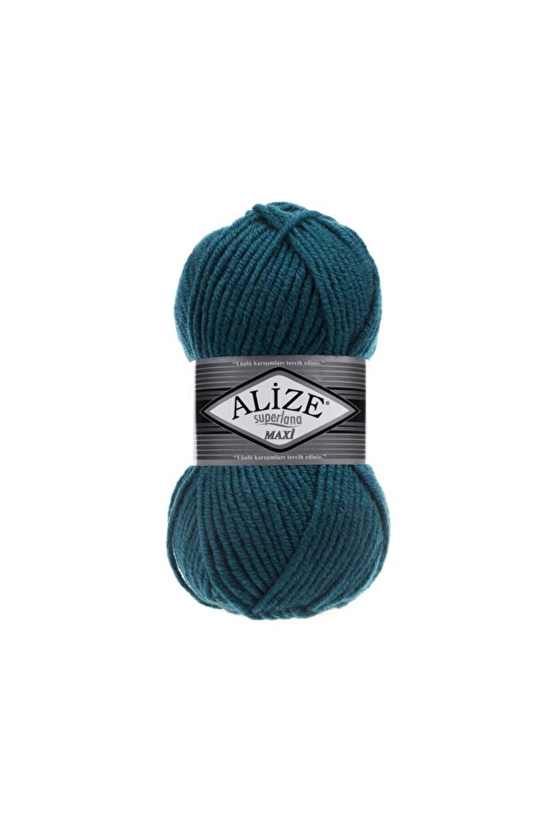 Superlana Maxi Hand Knitting Yarn (Pack of 5) - 212-petrol