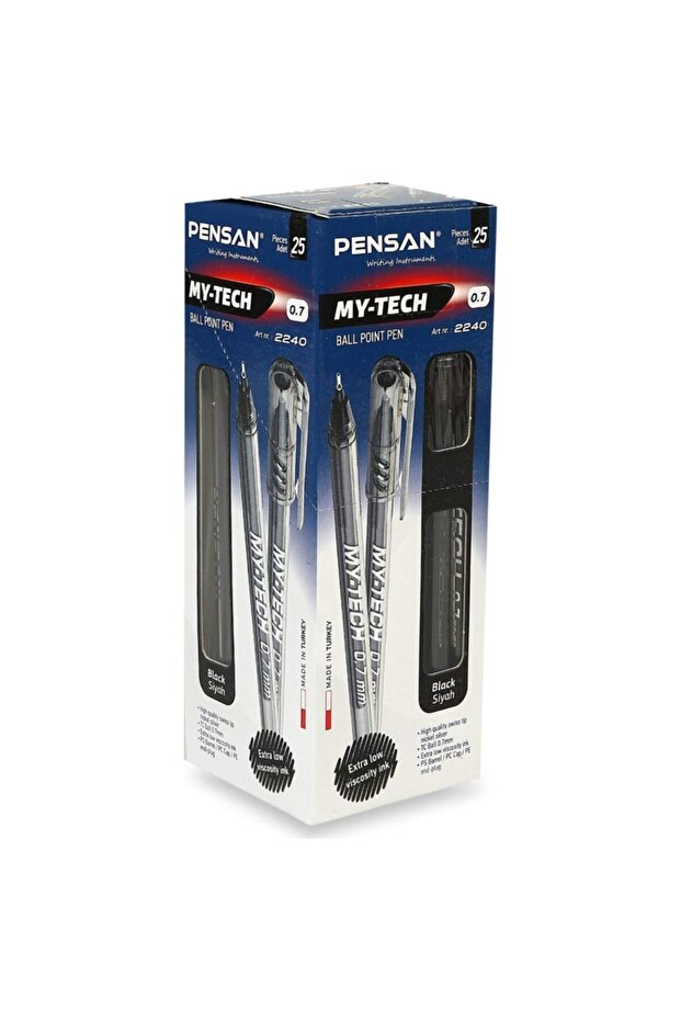 My-tech 0.7 Pen - Pack of 25 Black 37.27.197.269
